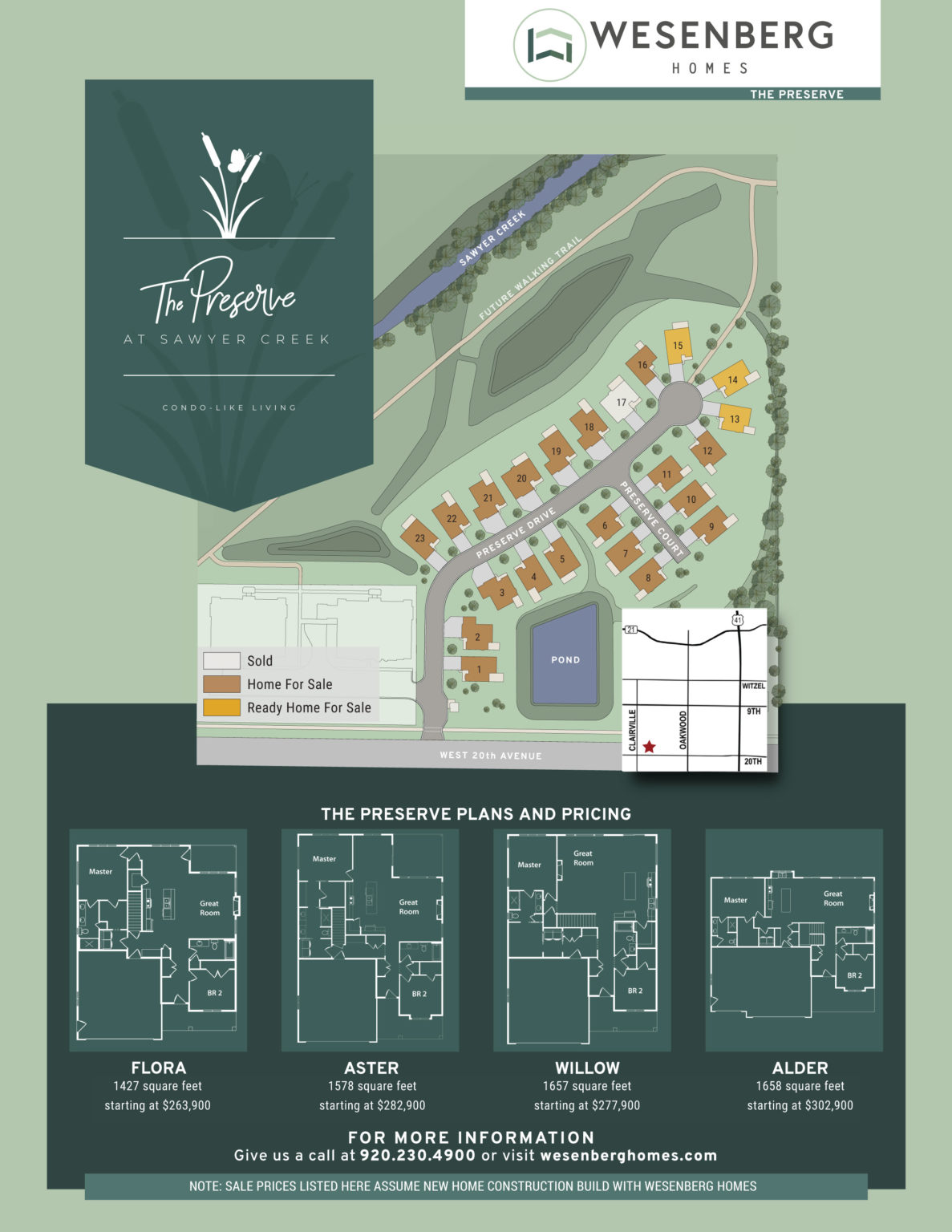 Oshkosh's Newest StandAlone Condos Wesenberg Homes