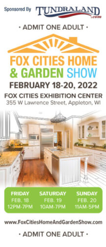 Fox Cities Home & Garden Show Ticket 2022