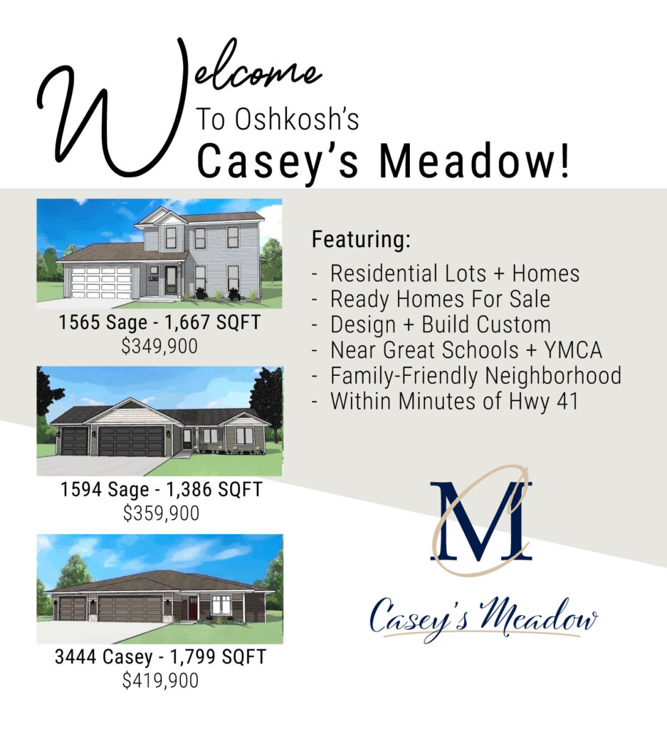 Casey’s Meadow Construction Open House Homes