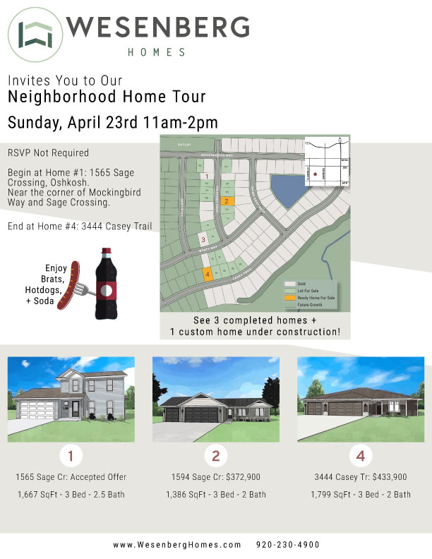 Neighborhood Home Tour Flyer